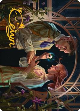 Prosperous Partnership Art Card Gold Stamped Signature 63 (Art Series: Streets of New Capenna)  | Good Games Modbury