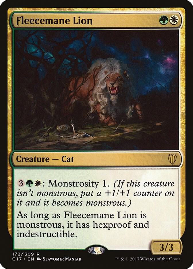 Fleecemane Lion 172/309 (Commander 2017)  | Good Games Modbury