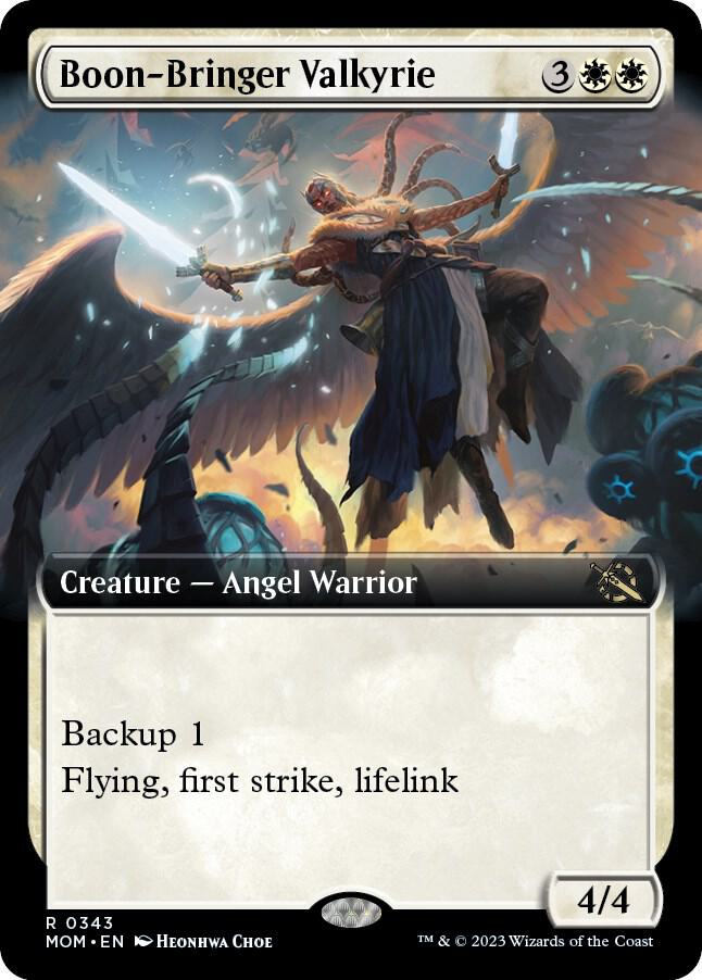 Boon-Bringer Valkyrie 343/291 (March of the Machine)  - Extended Art | Good Games Modbury