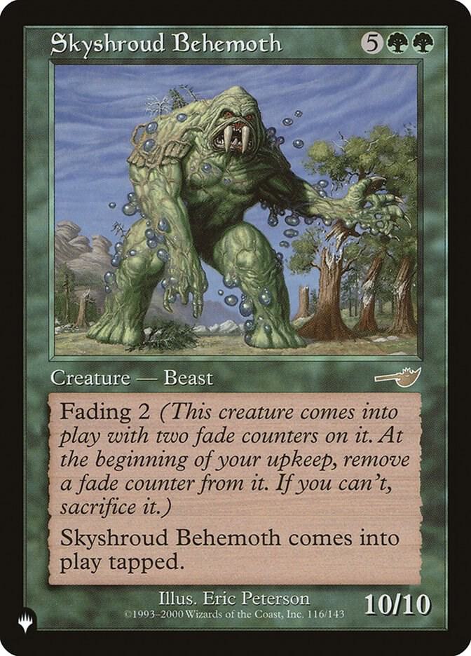 Skyshroud Behemoth NEM-116/5075 (The List Reprints)  | Good Games Modbury