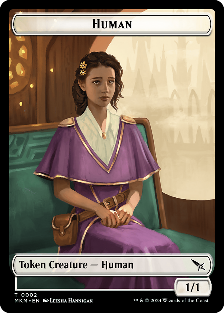 Human Token [Murders at Karlov Manor Tokens] | Good Games Modbury