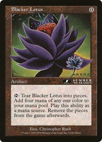 Blacker Lotus (Oversized) [Oversize Cards] | Good Games Modbury