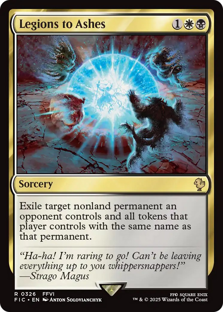 Legions to Ashes [FINAL FANTASY Commander] | Good Games Modbury