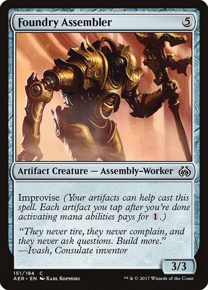 Foundry Assembler 151/184 (Aether Revolt)  | Good Games Modbury