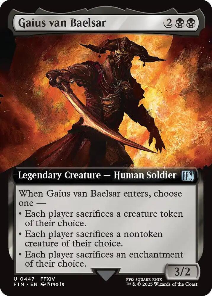 Gaius van Baelsar  447/309 (FINAL FANTASY)  - Extended Art Foil | Good Games Modbury