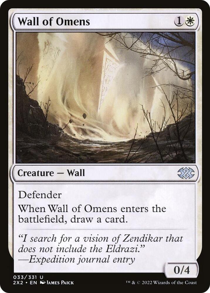 Wall of Omens 33 (Double Masters 2022)  | Good Games Modbury