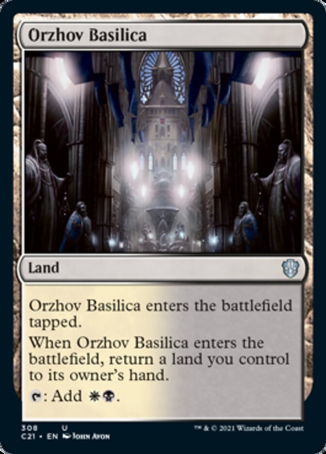 Orzhov Basilica [Commander 2021] | Good Games Modbury