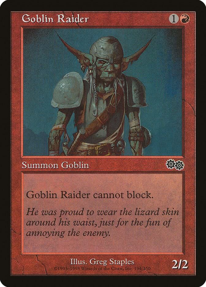 Goblin Raider 194/350 (Urza's Saga)  | Good Games Modbury