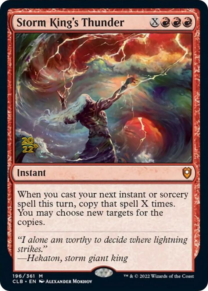 Storm Kings Thunder 196s/108 (Prerelease Cards)  - Foil | Good Games Modbury