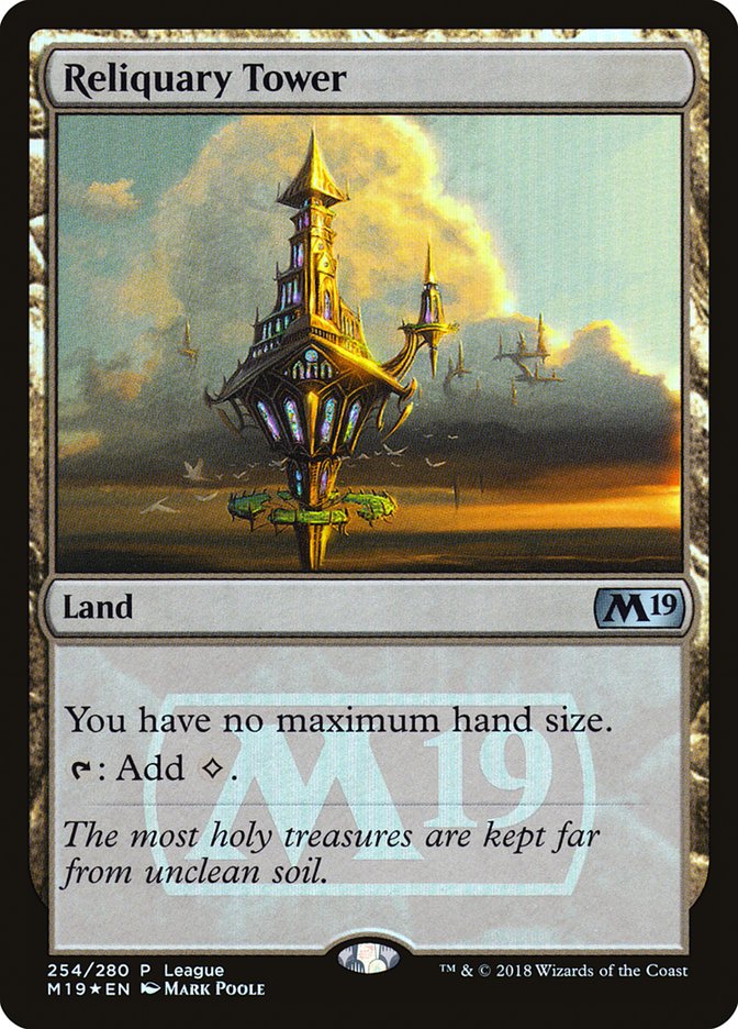 Reliquary Tower (League) [Core Set 2019 Promos] | Good Games Modbury