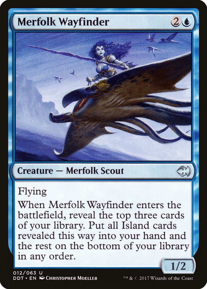 Merfolk Wayfinder 12/63 (Duel Decks: Merfolk vs. Goblins)  | Good Games Modbury