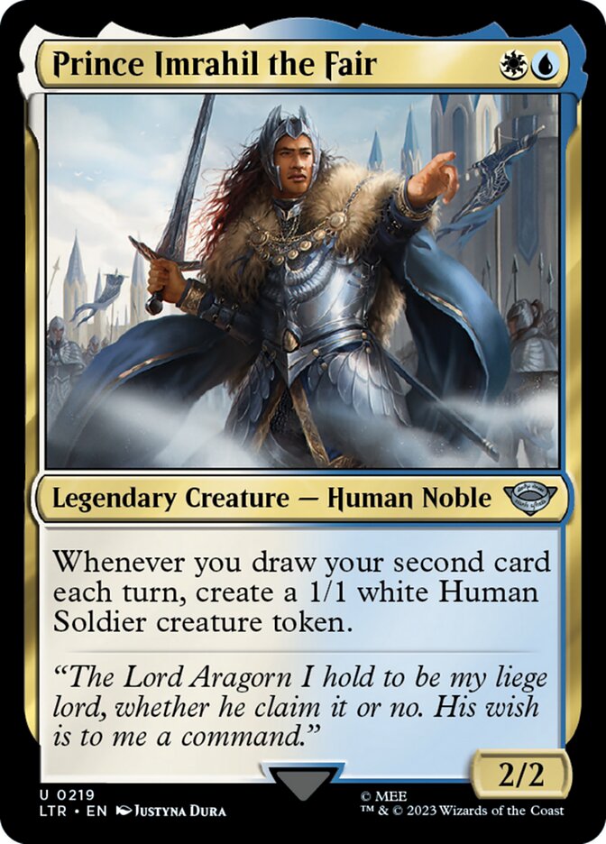 Prince Imrahil the Fair 219/281 (Universes Beyond: The Lord of the Rings: Tales of Middle-earth)  | Good Games Modbury