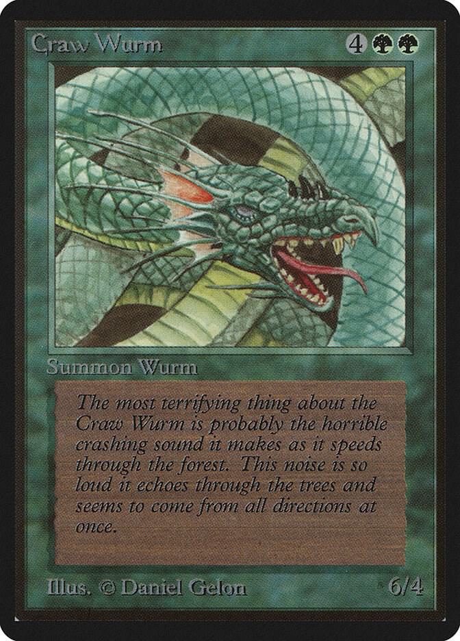 Craw Wurm 191/302 (Beta Edition)  | Good Games Modbury