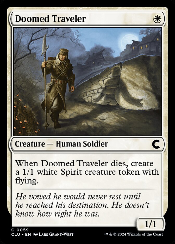 Doomed Traveler 59/284 (Ravnica: Clue Edition)  | Good Games Modbury