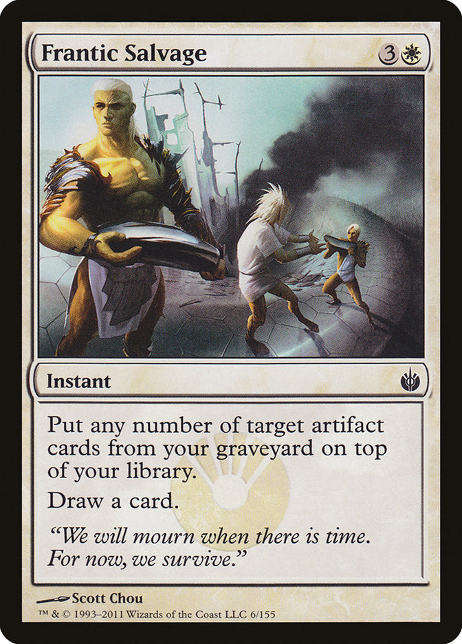 Frantic Salvage 6/155 (Mirrodin Besieged)  - Foil | Good Games Modbury