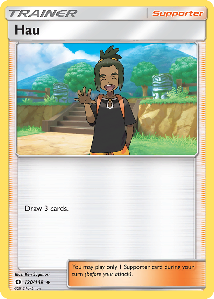 Hau (120/149) [Sun & Moon: Base Set] | Good Games Modbury