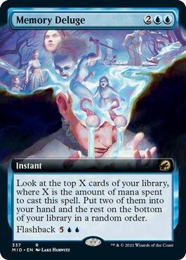 Memory Deluge Extended Art 337/277 (Innistrad: Midnight Hunt)  | Good Games Modbury
