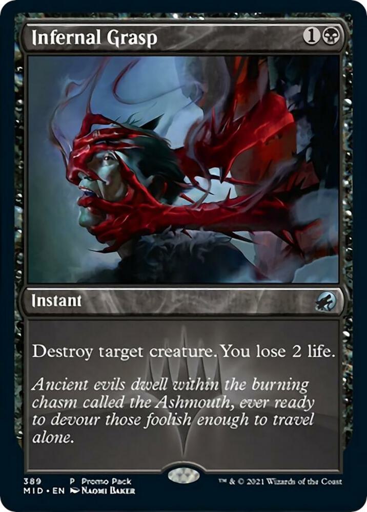 Infernal Grasp 389 (Promo Pack: Innistrad: Midnight Hunt)  | Good Games Modbury