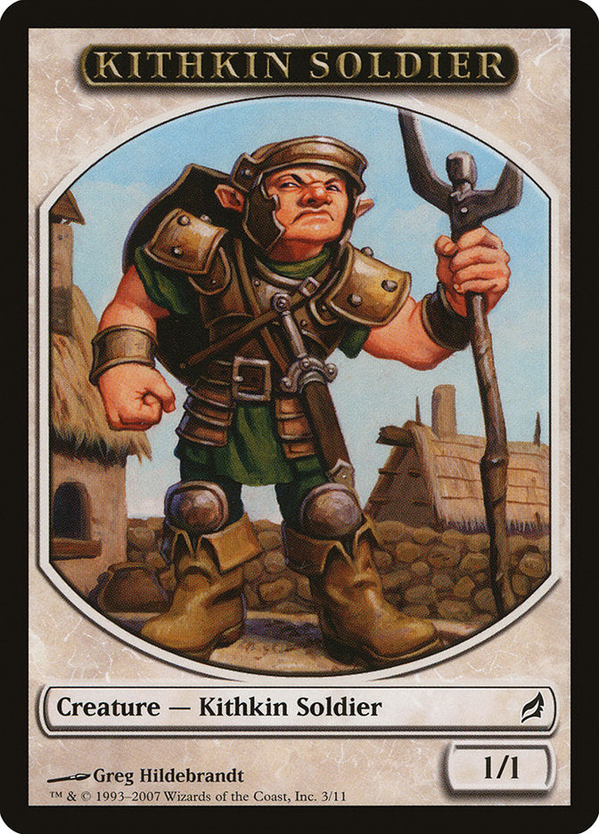 Kithkin Soldier Token [Lorwyn Tokens] | Good Games Modbury