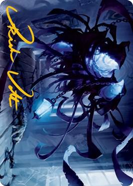 Spectral Adversary Art Card Gold Stamped Signature 30 (Art Series: Innistrad: Midnight Hunt)  | Good Games Modbury