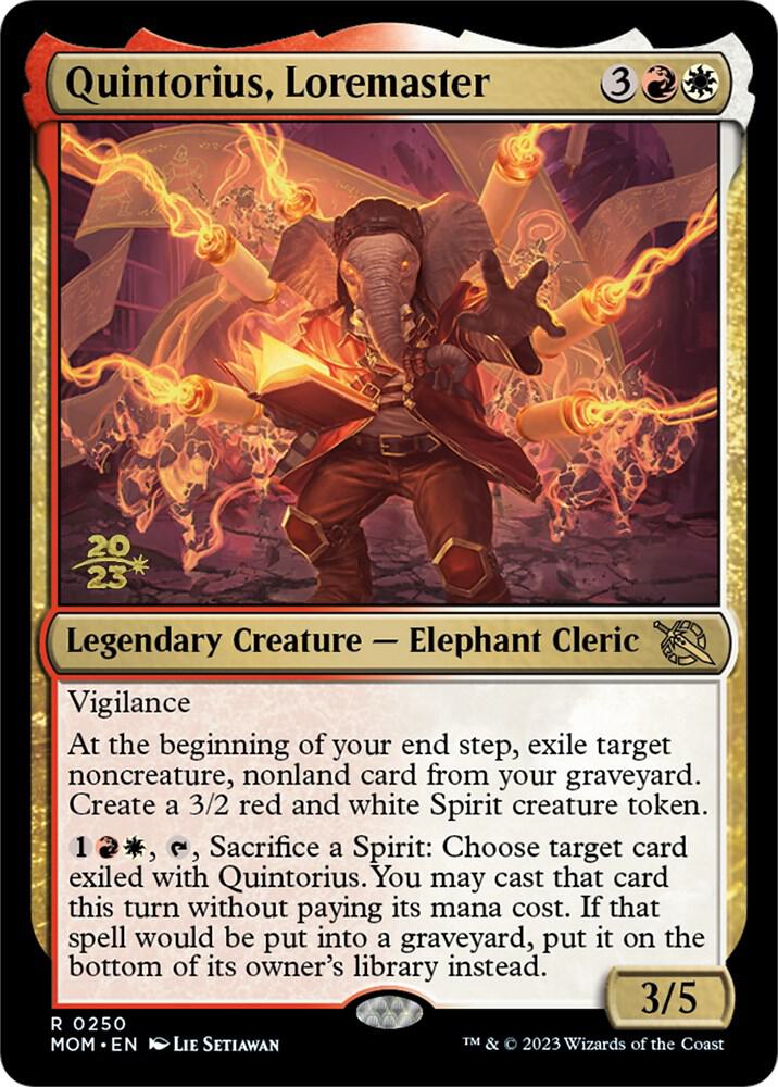 Quintorius Loremaster 250s/162 (Prerelease Cards)  - Foil | Good Games Modbury