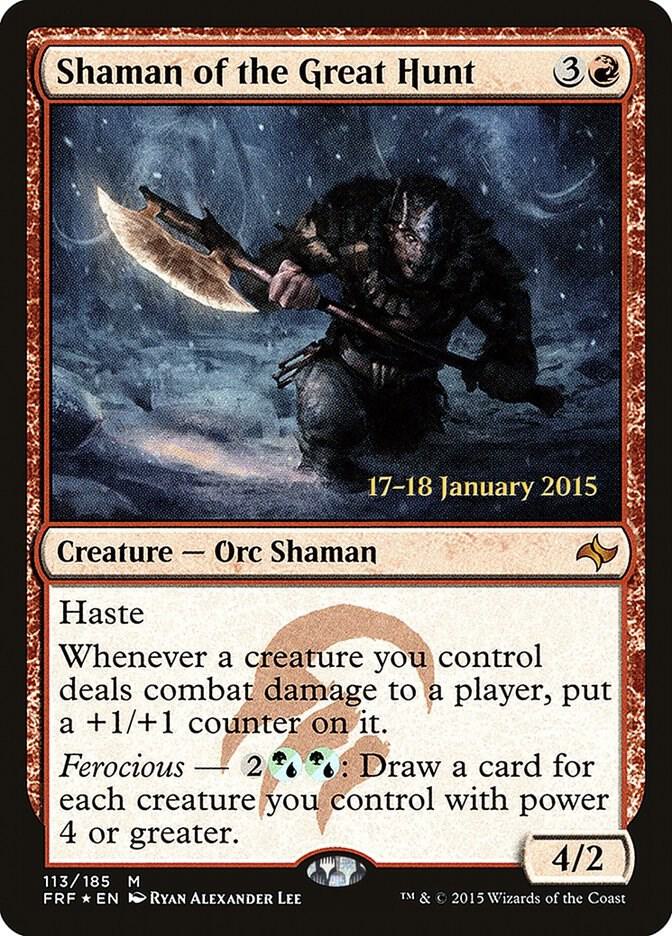 Shaman of the Great Hunt 113s/43 (Prerelease Cards)  - Foil | Good Games Modbury