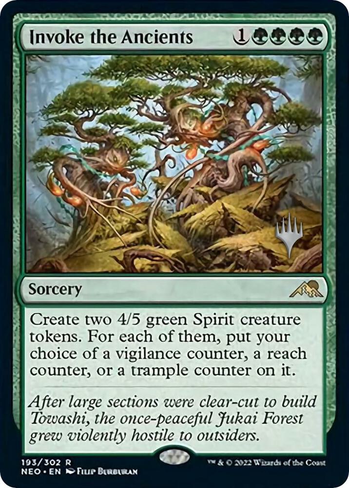 Invoke the Ancients 193 (Promo Pack: Kamigawa: Neon Dynasty)  | Good Games Modbury