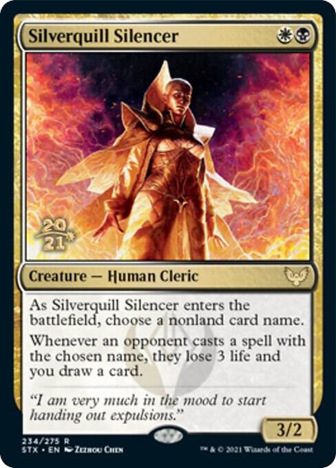 Silverquill Silencer 234s/180 (Prerelease Cards)  - Foil | Good Games Modbury
