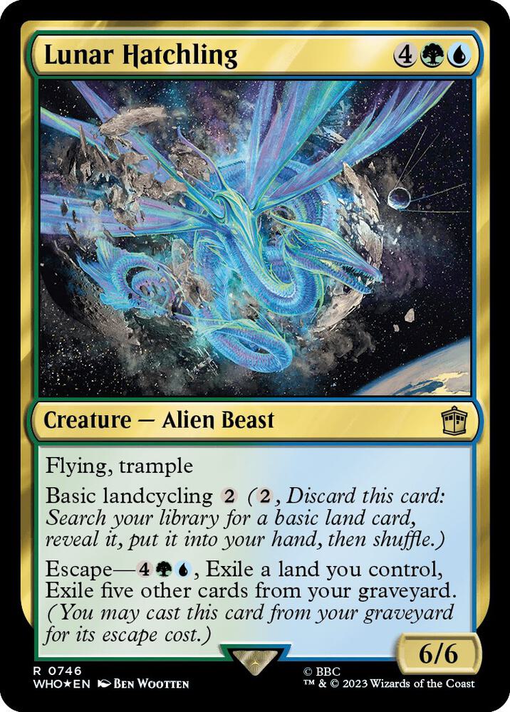 Lunar Hatchling 746/331 (Universes Beyond: Doctor Who)  - Surge Foil | Good Games Modbury