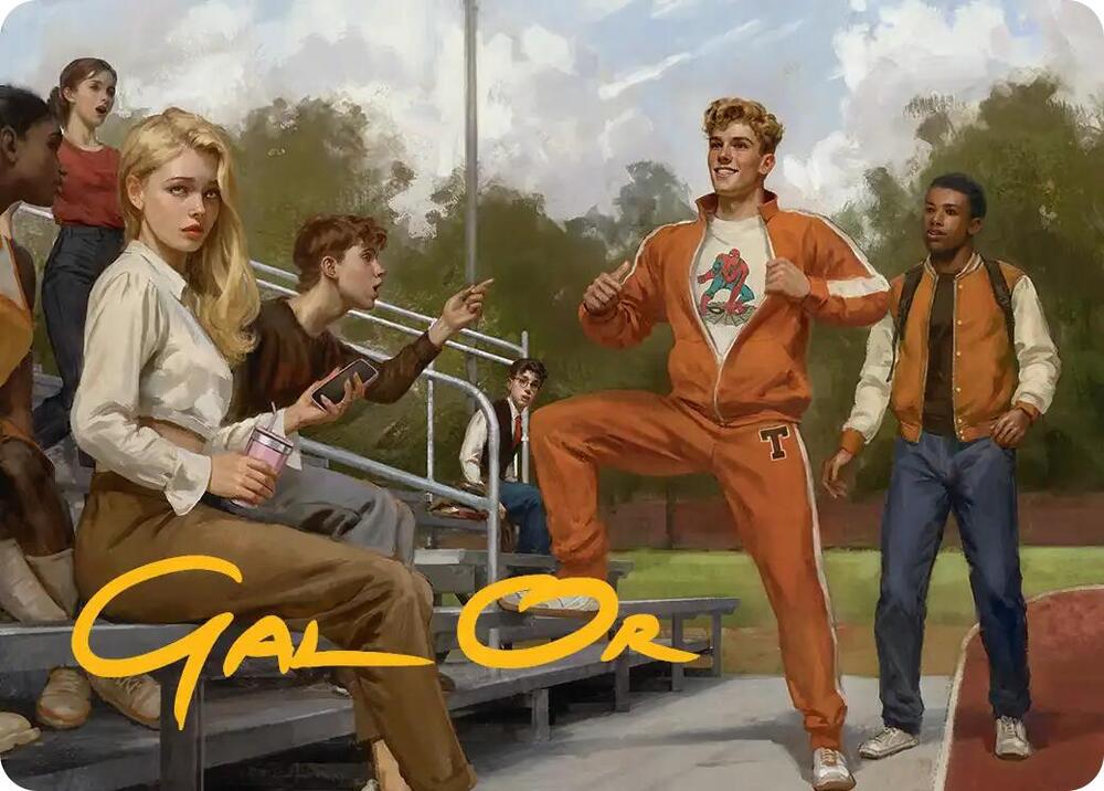Flash Thompson Spider Fan Art Card Gold Stamped Signature 1 (Art Series: Marvel's Spider-Man)  | Good Games Modbury