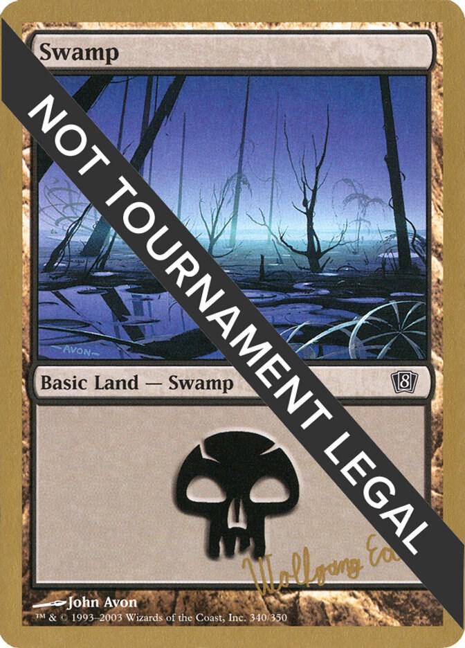 Swamp 340 2003 Wolfgang Eder 8ED we340/142 (World Championship Decks)  | Good Games Modbury