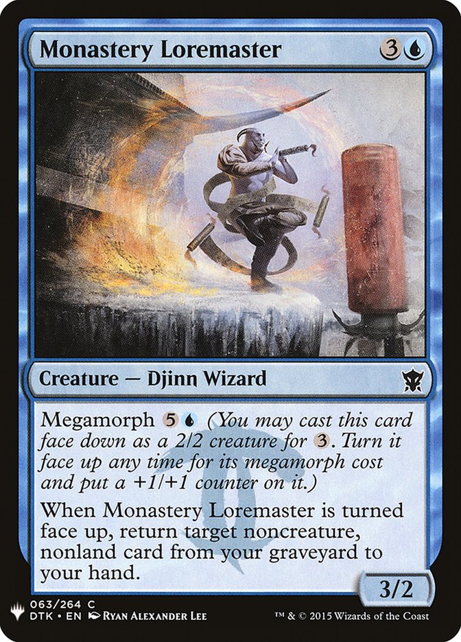 Monastery Loremaster [Mystery Booster] | Good Games Modbury