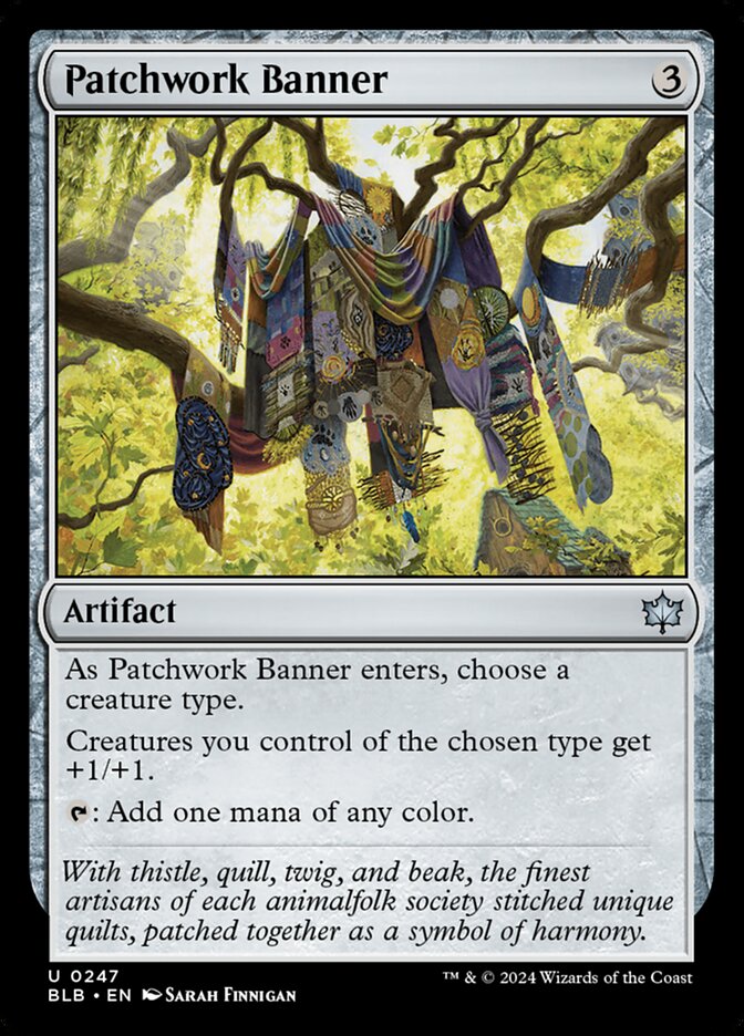 Patchwork Banner 247 (Bloomburrow)  - Foil | Good Games Modbury