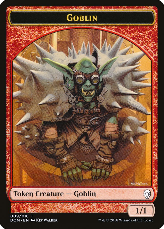 Goblin Token [Dominaria Tokens] | Good Games Modbury