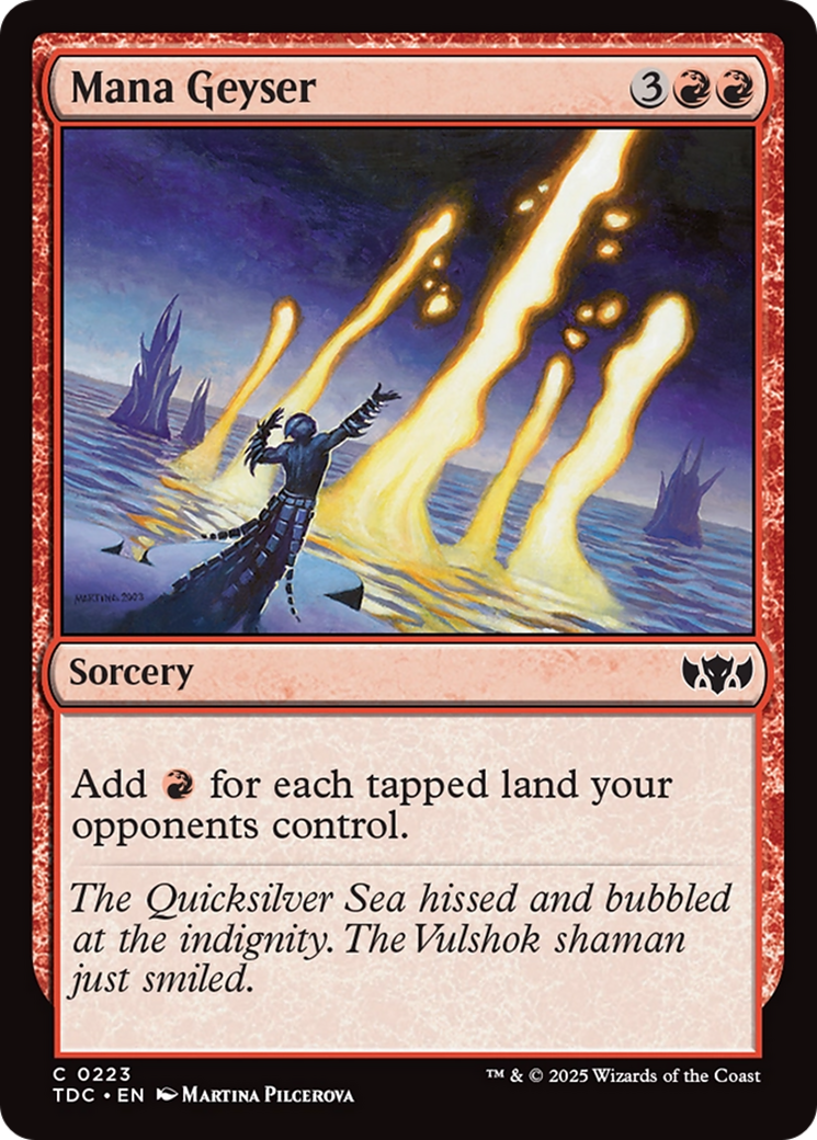 Mana Geyser [Tarkir: Dragonstorm Commander] | Good Games Modbury