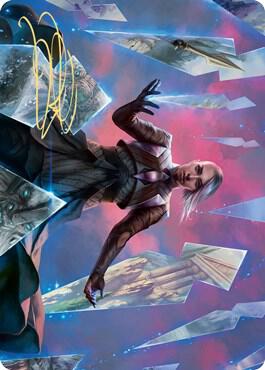 Behold the Multiverse Art Card Gold Stamped Signature 10 (Art Series: Kaldheim)  | Good Games Modbury