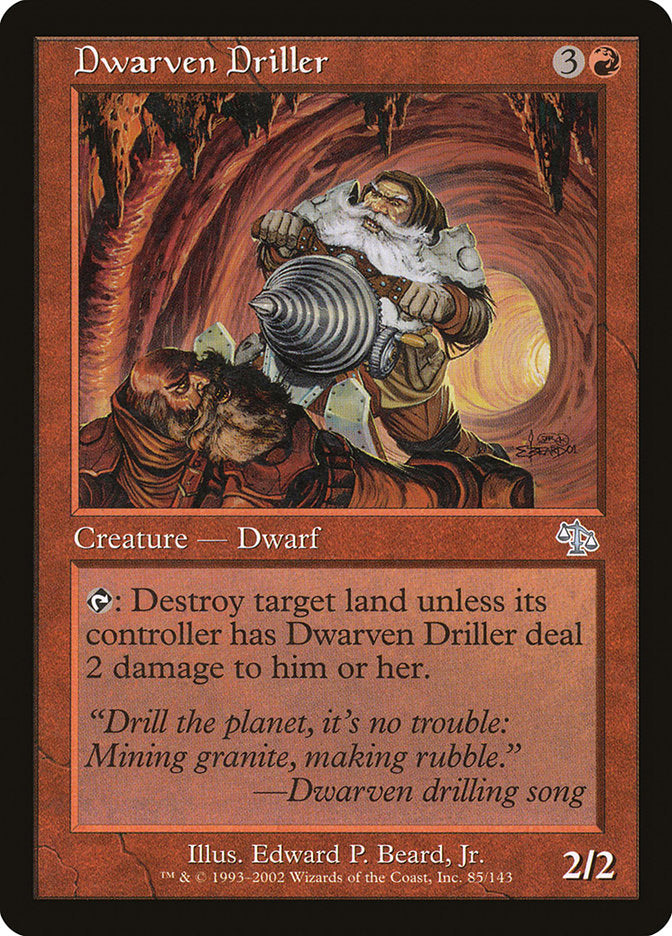 Dwarven Driller 85/143 (Judgment)  - Foil | Good Games Modbury