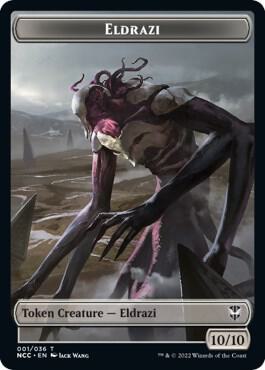 Eldrazi Human Soldier Double Sided Token 1 // 8 (Commander: Streets of New Capenna)  | Good Games Modbury