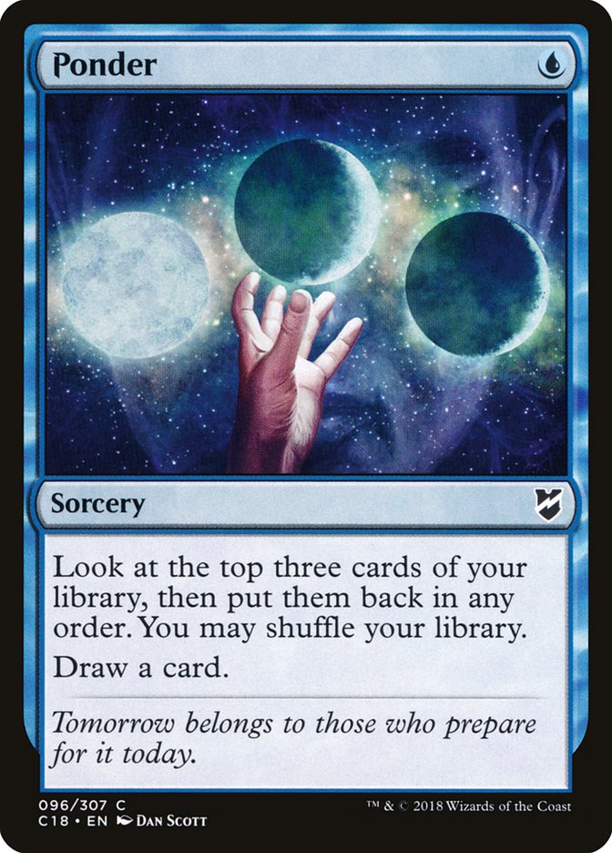 Ponder [Commander 2018] | Good Games Modbury