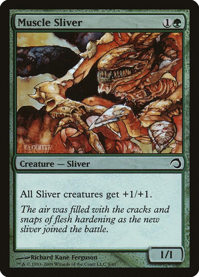 Muscle Sliver 9/41 (Premium Deck Series: Slivers)  - Foil | Good Games Modbury