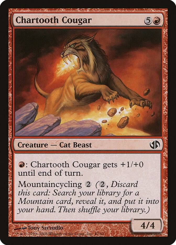 Chartooth Cougar 47/62 (Duel Decks: Jace vs. Chandra)  | Good Games Modbury