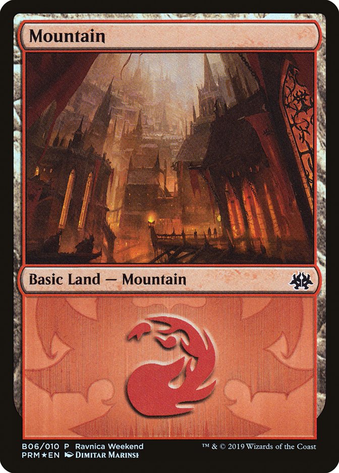 Mountain (B06) [Ravnica Allegiance Guild Kit] | Good Games Modbury