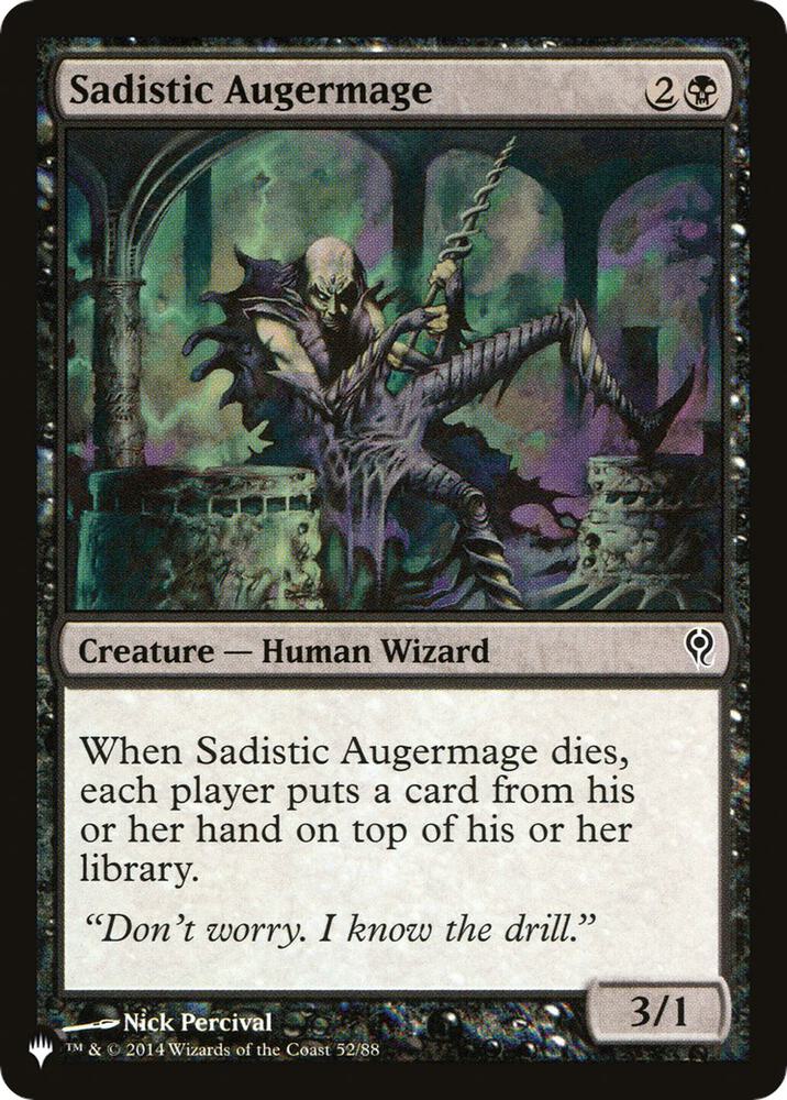 Sadistic Augermage DDM-52/5075 (The List Reprints)  | Good Games Modbury