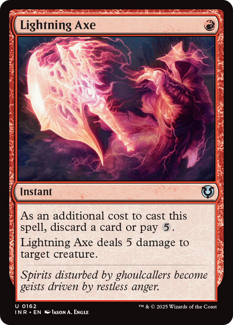 Lightning Axe [Innistrad Remastered] | Good Games Modbury