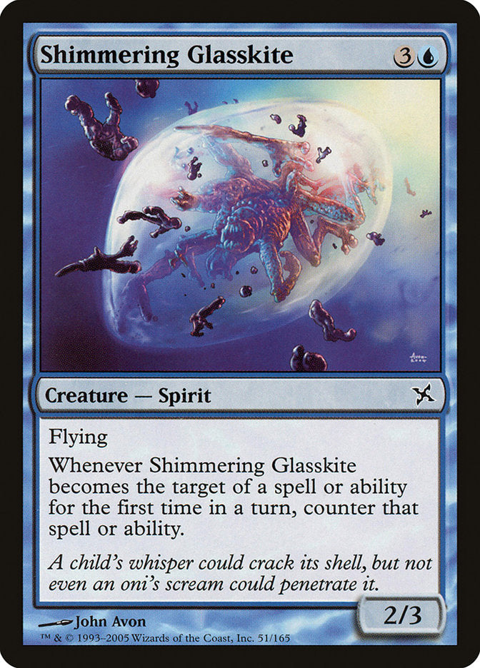 Shimmering Glasskite 51/165 (Betrayers of Kamigawa)  - Foil | Good Games Modbury