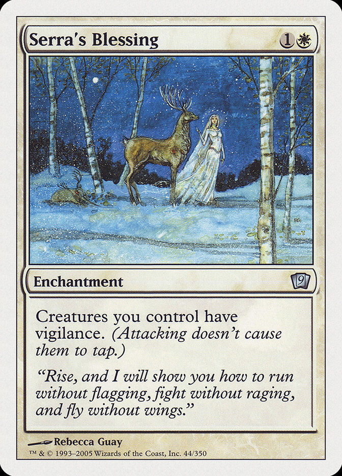 Serra's Blessing [Ninth Edition] | Good Games Modbury