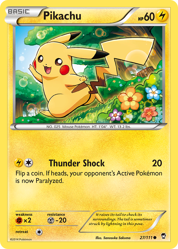 Pikachu (27/111) [XY: Furious Fists] | Good Games Modbury