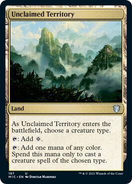 Unclaimed Territory 187/38 (Commander: Innistrad: Midnight Hunt)  | Good Games Modbury