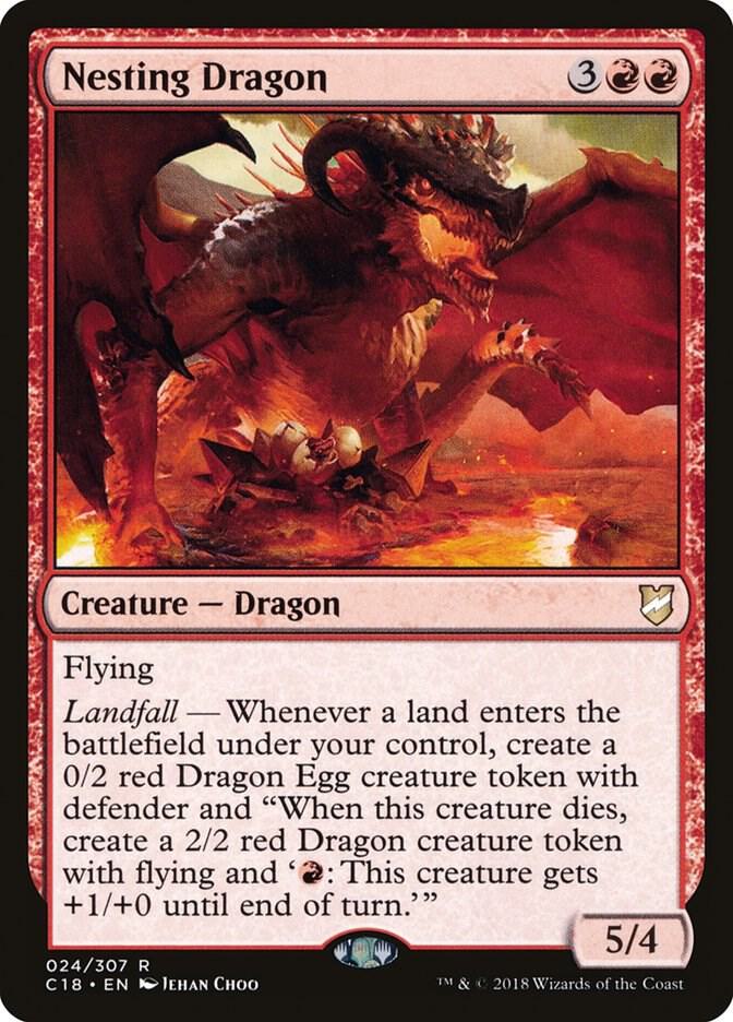 Nesting Dragon 24 (Commander 2018)  | Good Games Modbury