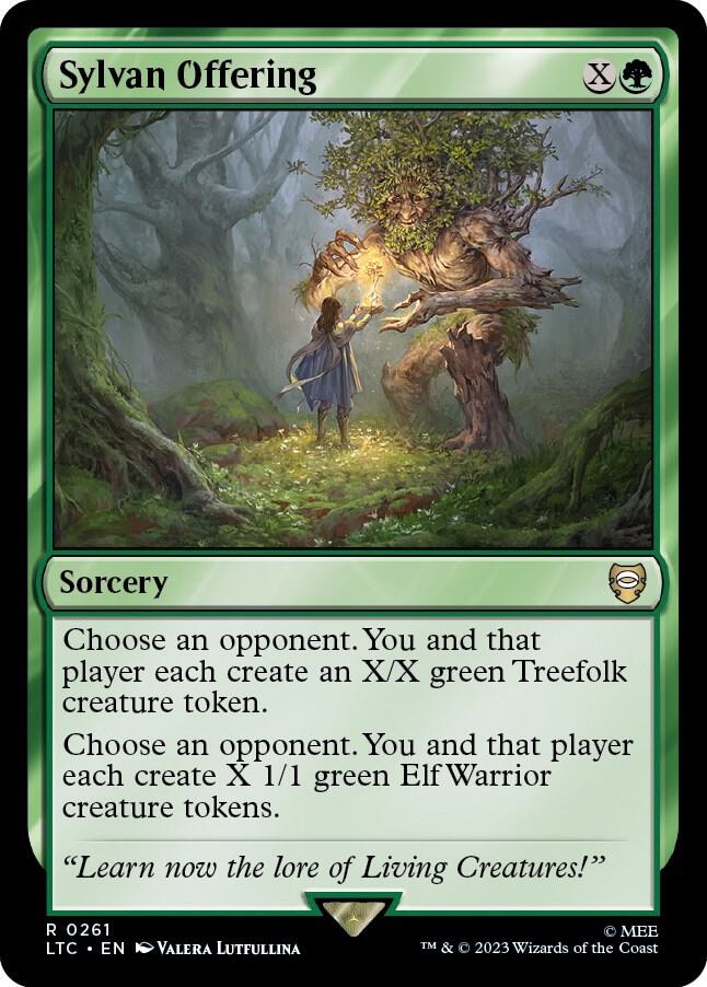 Sylvan Offering 261 (Commander: The Lord of the Rings: Tales of Middle-earth)  | Good Games Modbury